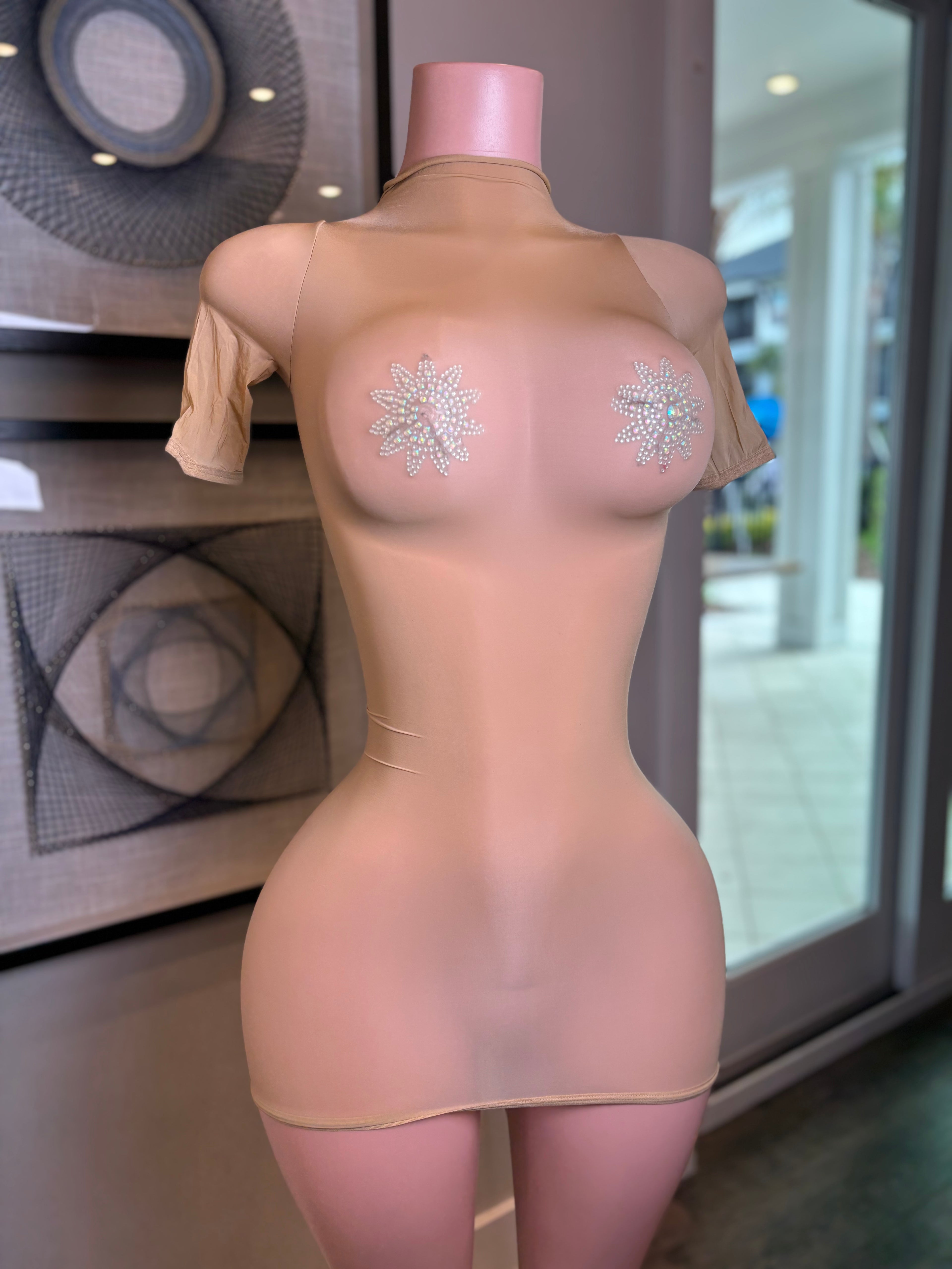 Nude Night Dress