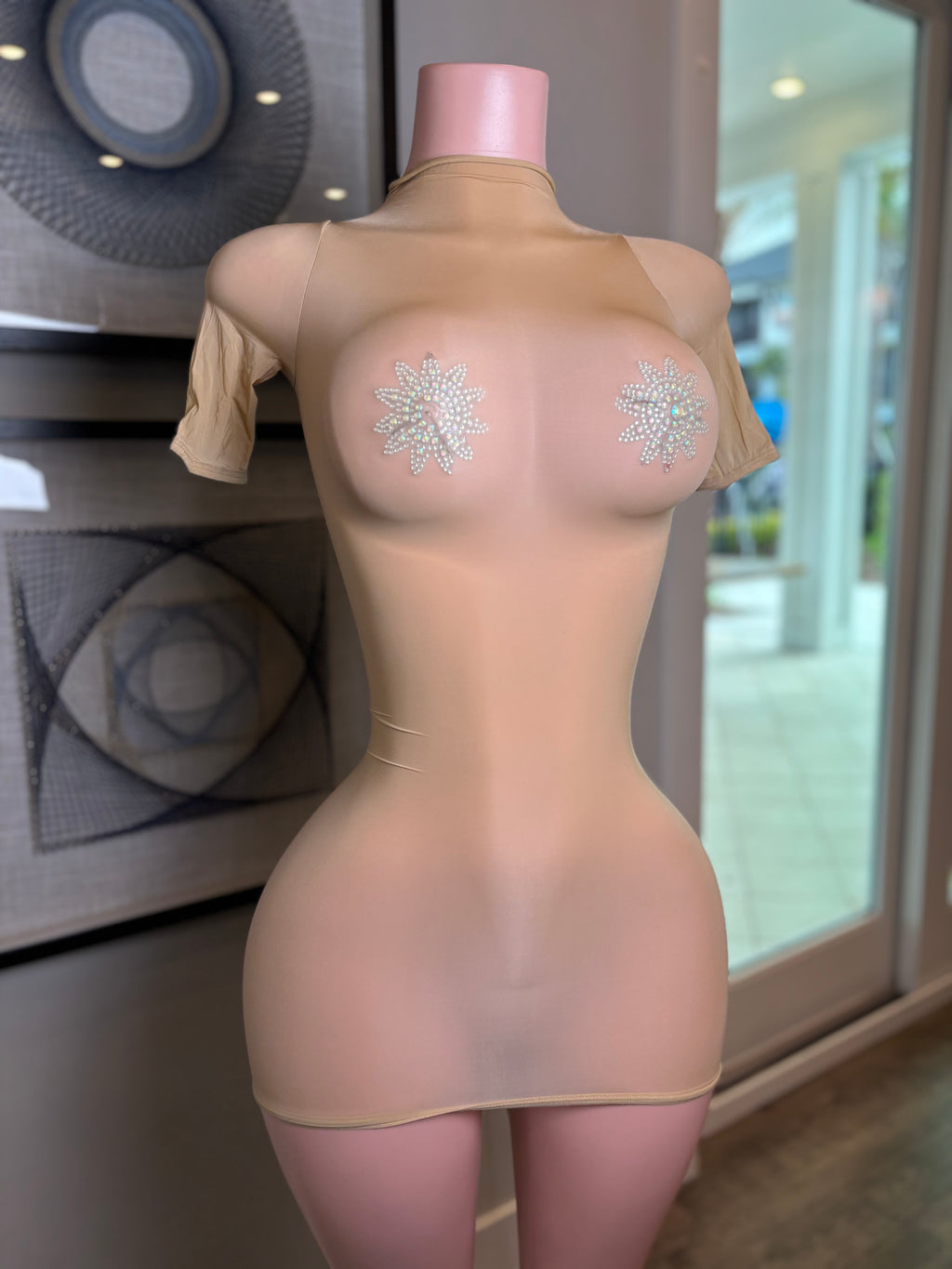 Nude Night Dress