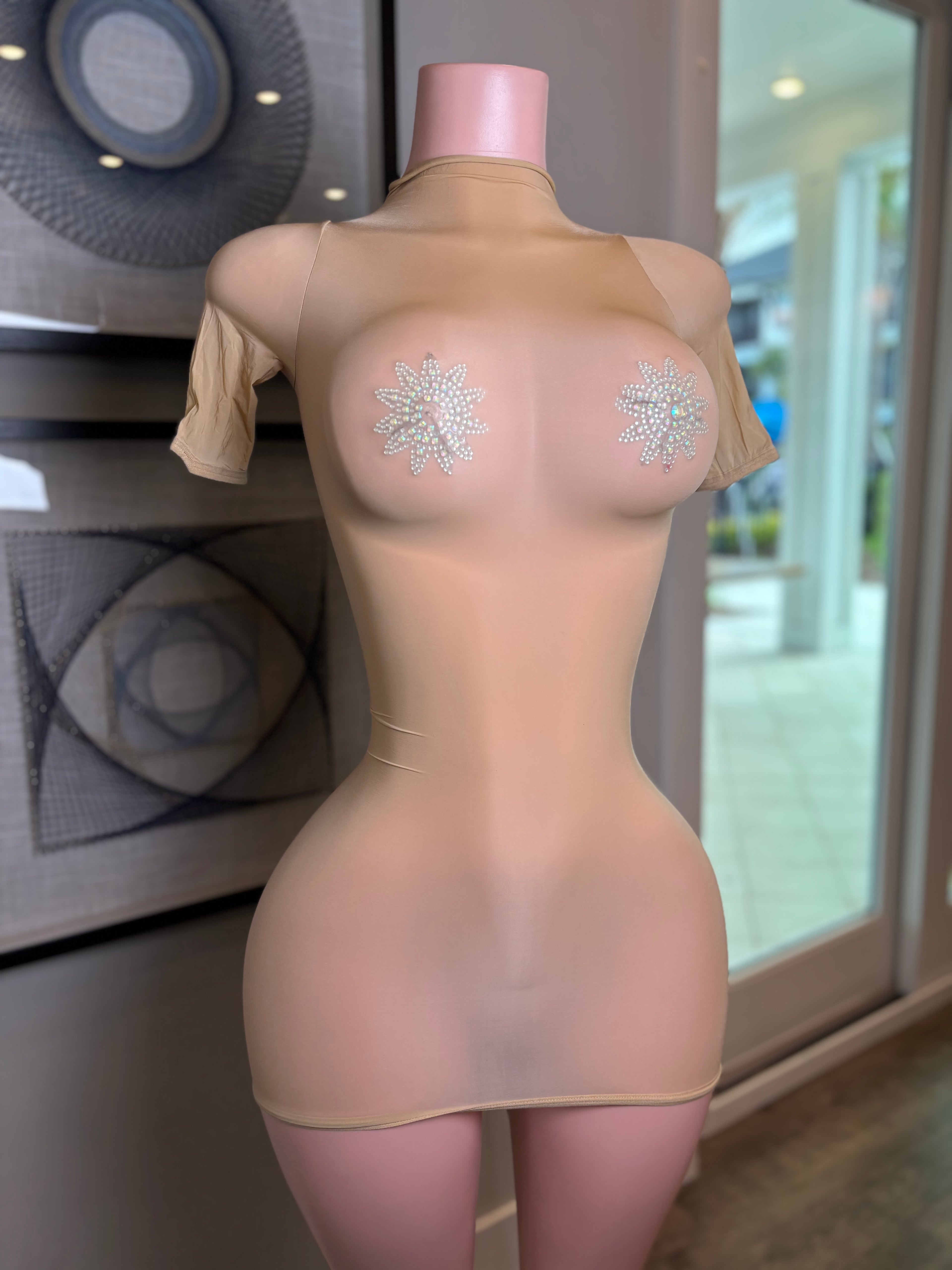 Nude Night Dress