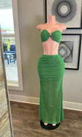 Ivory Green 2 piece