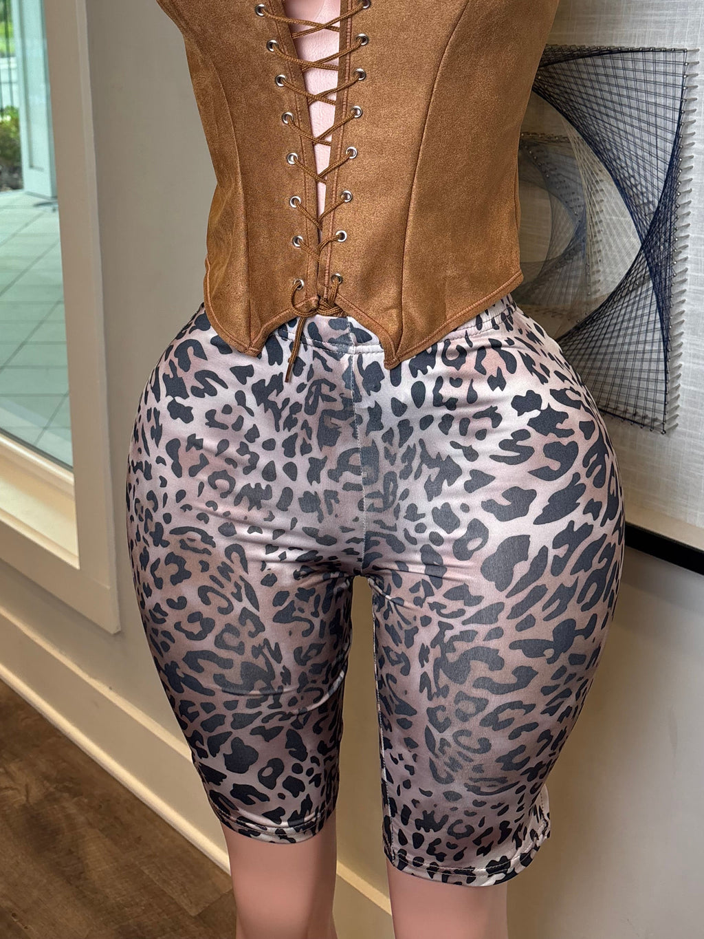 Brown corset