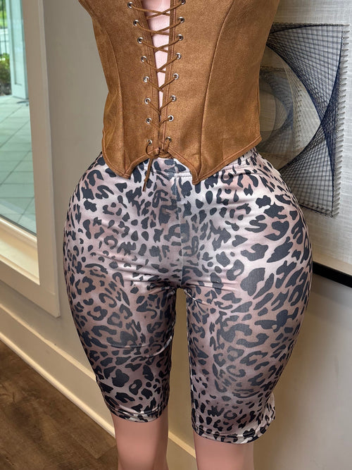 Brown corset